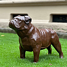 imagem do produto Escultura Cachorro Bulldog Ingl�s em Ferro Fundido 54cm VRF249 Estilo e Personalidade