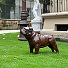 imagem do produto Escultura Cachorro Bulldog Ingl�s em Ferro Fundido 54cm VRF249 Estilo e Personalidade