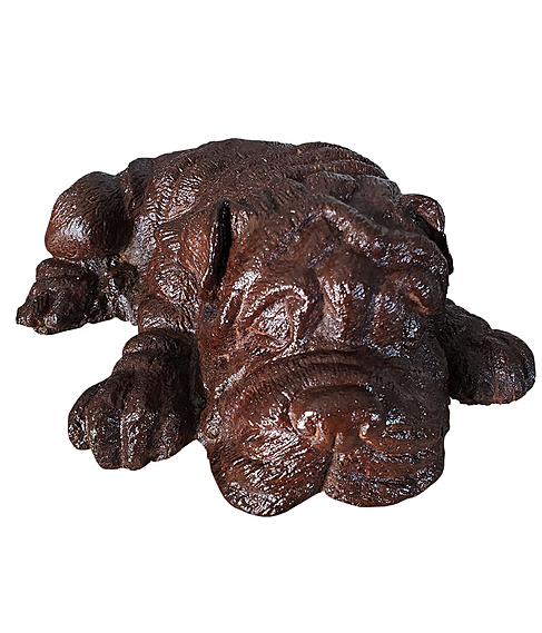 imagem de Escultura Cachorro Deitado 9cm - VRF174