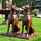 imagem do produto Escultura Cachorro Dobermann Olhando para Esquerda 98cm VRF255E Eleg�ncia e Presen�a