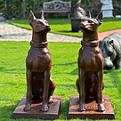 imagem do produto Escultura Cachorro Dobermann Olhando para Esquerda 98cm VRF255E Eleg�ncia e Presen�a