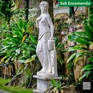 imagem do produto Escultura Camponesa em M�rmore 150cm - EMP370 Simplicidade e Eleg�ncia Cl�ssica