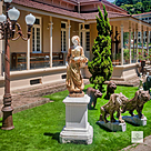 imagem do produto Escultura Camponesa em  Pedra Jade 153cm - EMP623 Eleg�ncia e Destaque no Paisagismo