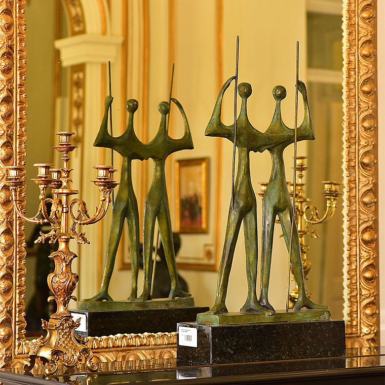 imagem do produto Escultura Candango de Bronze 80cm - EBZ545 Arte e Tradi��o Brasileira