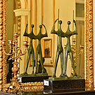 imagem do produto Escultura Candango de Bronze 80cm - EBZ545 Arte e Tradi��o Brasileira