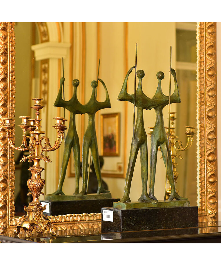 imagem do produto Escultura Candango de Bronze 80cm - EBZ545