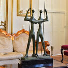 imagem do produto Escultura Candango de Bronze 80cm - EBZ545