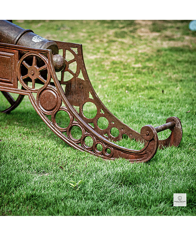 imagem do produto Escultura Canh�o em Ferro Fundido 51cm VRFF211 Decora��o R�stica