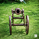 imagem do produto Escultura Canh�o em Ferro Fundido 51cm VRFF211 Decora��o R�stica