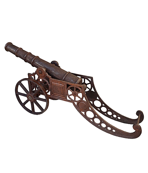 imagem de Escultura Canho Ferro 51cm - VRFF211