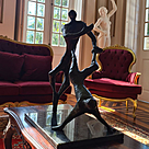 imagem do produto Escultura Capoeirista em Bronze 56cm EBZ527 Movimento e Cultura Brasileira