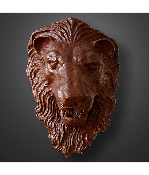 imagem de Escultura Cara de Leo 47cm - VRFF205