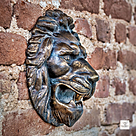 imagem do produto Escultura Cara de Le�o em Bronze 30cm VRBZ316 Eleg�ncia e Express�o