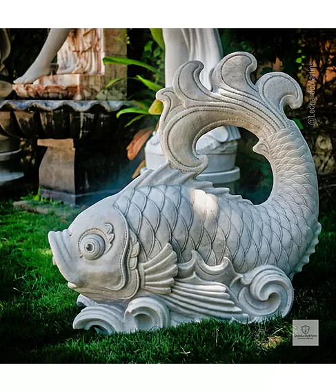 imagem de Escultura Carpa 65cm - FML161