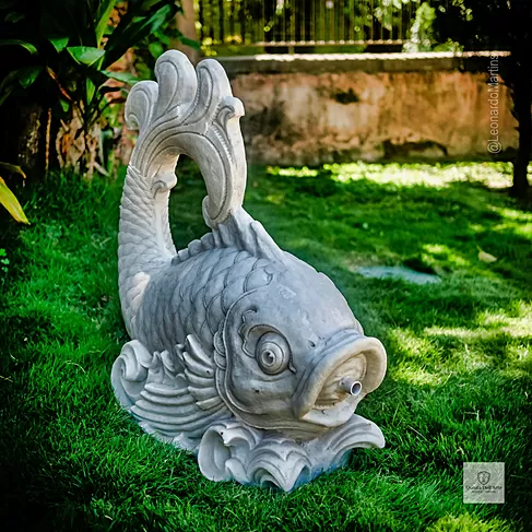 imagem de Escultura Carpa 65cm - FML161 Arte Decorativa e Paisagismo