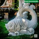 imagem do produto Escultura Carpa 65cm - FML161 Arte Decorativa e Paisagismo