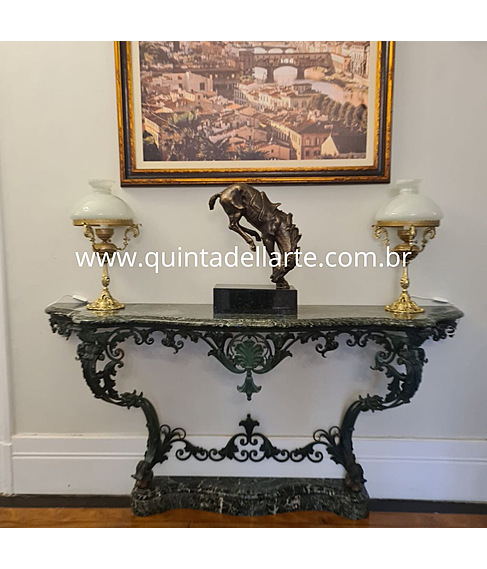 imagem de Escultura Cavalo de Bronze 52cm - EBZ543