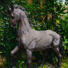 imagem do produto Escultura Cavalo em Bronze 198cm - EBZ603 Destaque para Haras e Ambientes R�sticos
