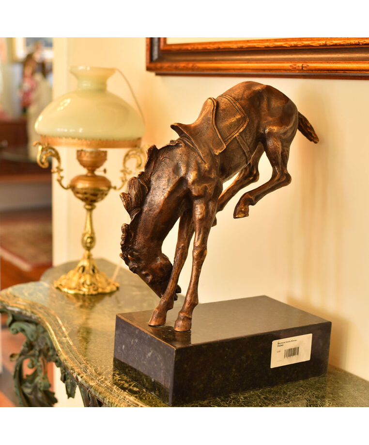imagem do produto Escultura Cavalo em Bronze 52cm EBZ543 For�a e Eleg�ncia