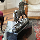 imagem do produto Escultura Cavalo Puro Sangue �rabe em Bronze 40cm VRBZ333 Eleg�ncia e Nobreza