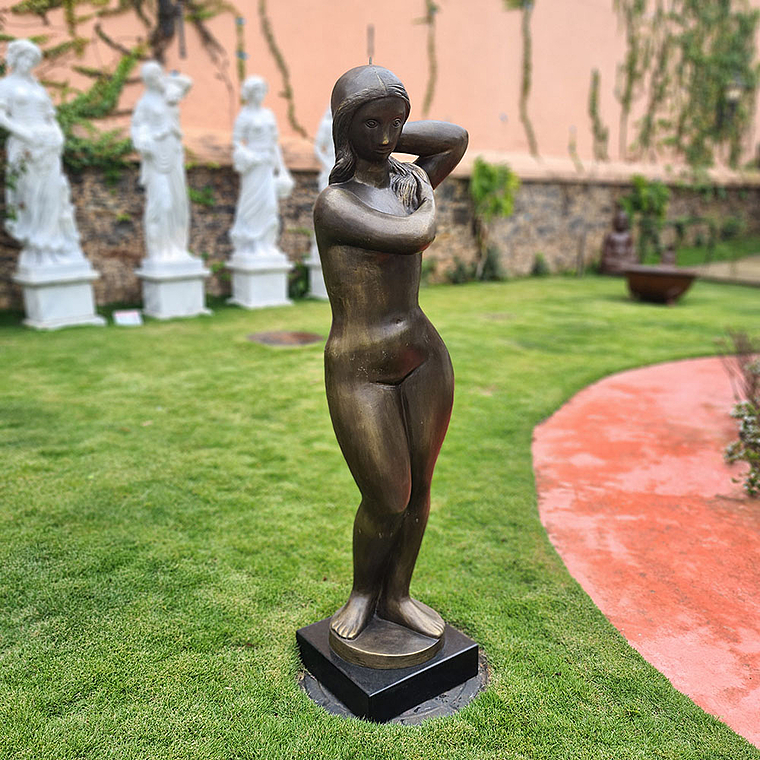 imagem do produto Escultura Cearense de Bronze 150cm - EBZ537 Arte Exclusiva