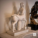 imagem do produto Escultura Centauro em M�rmore Branco 50cm EMP614 Arte e Mitologia