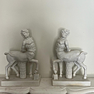 imagem do produto Escultura Centauro em M�rmore Branco 50cm - EMP614