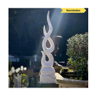 imagem do produto Escultura Chama Esculpida Branco 150cm - EMP740 Design Contempor�neo Decorativo