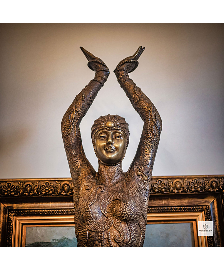 imagem do produto Escultura Chiparus em Bronze 143cm EBZ595 Sofistica��o Atemporal