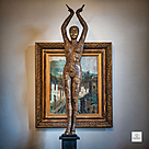 imagem do produto Escultura Chiparus em Bronze 143cm EBZ595 Sofistica��o Atemporal