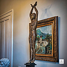 imagem do produto Escultura Chiparus em Bronze 143cm EBZ595 Sofistica��o Atemporal