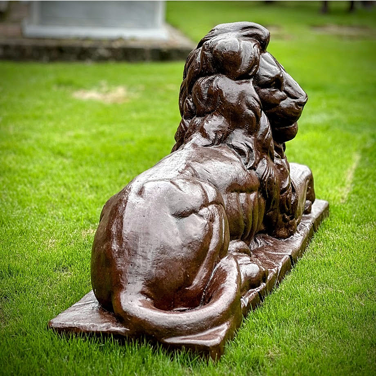 imagem do produto Escultura Cl�ssica Le�o de Ferro Fundido 73cm VRF029D