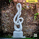 imagem do produto Escultura Contorno da Realeza M�rmore Branco 120cm - EMP734 Inspira��o Nobre e Elegante