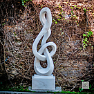 imagem do produto Escultura Contorno da Realeza M�rmore Branco 120cm - EMP734 Inspira��o Nobre e Elegante