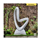 imagem do produto Escultura Curva Eterna M�rmore Branco 100cm EMP744 | Arte Escult�rica By Quinta DellArte