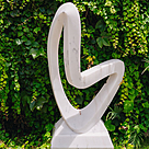 imagem do produto Escultura Curva Eterna M�rmore Branco 100cm EMP744 Arte Escult�rica By Quinta DellArte