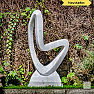 imagem do produto Escultura Curva Eterna M�rmore Branco 100cm EMP744 Composi��es Modernas