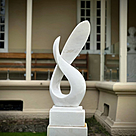 imagem do produto Escultura Curva Majestosa M�rmore Branco 120cm - EMP729 Design Sofisticado