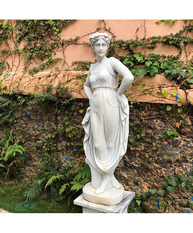 imagem do produto Escultura Dan�arina de Canova em M�rmore 160cm - EMP467 Destaque no Paisagismo
