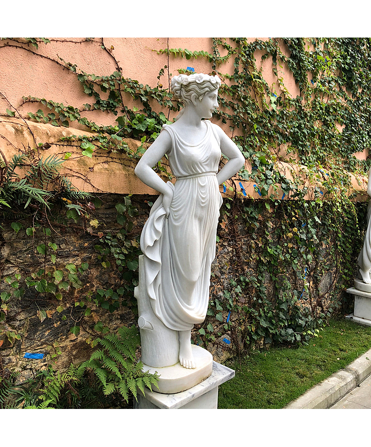 imagem do produto Escultura Dan�arina de Canova em M�rmore 160cm - EMP467 Destaque no Paisagismo