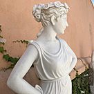 imagem do produto Escultura Dan�arina de Canova em M�rmore 160cm - EMP467 Destaque no Paisagismo