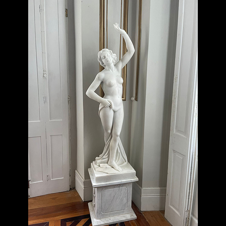 imagem do produto Escultura Dan�arina em M�rmore 160cm - EMP465 Eleg�ncia e Movimento Cl�ssico