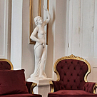 imagem do produto Escultura Dan�arina em M�rmore 160cm - EMP465 Eleg�ncia e Movimento Cl�ssico