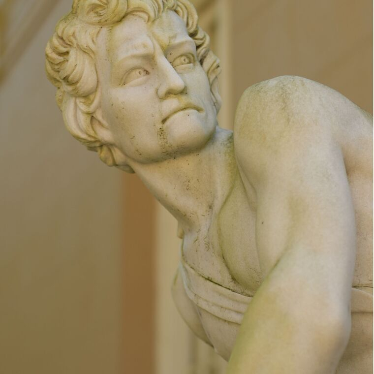 imagem do produto Escultura Davi de Bernini M�rmore Branco 230cm - EMP691 Obra-Prima da Arte Barroca