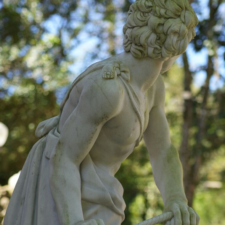 imagem do produto Escultura Davi de Bernini M�rmore Branco 230cm - EMP691 Obra-Prima da Arte Barroca