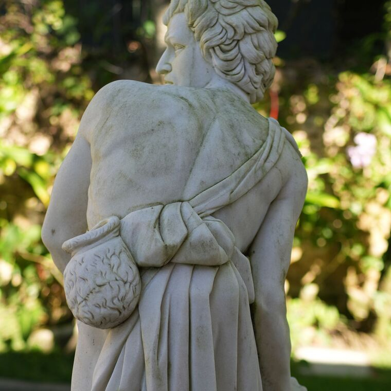 imagem do produto Escultura Davi de Bernini M�rmore Branco 230cm - EMP691 Obra-Prima da Arte Barroca