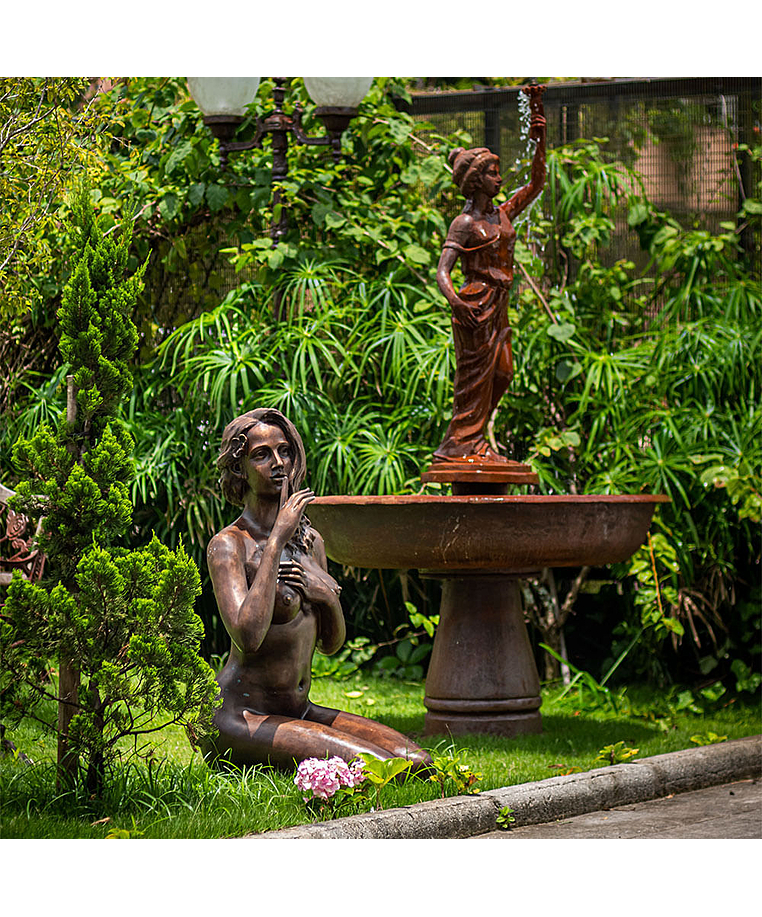 imagem do produto Escultura de Bronze a Voz do Sil�ncio 106cm - EBZ573