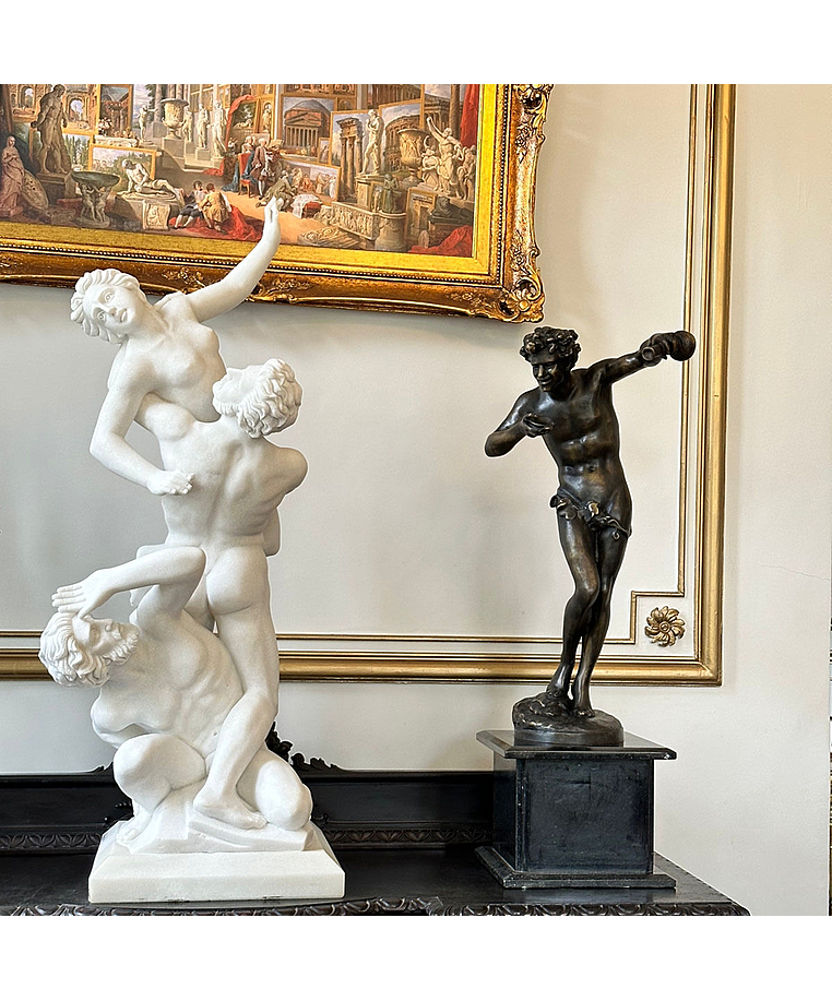 imagem do produto Escultura de Bronze Baco 100cm - EBZ556