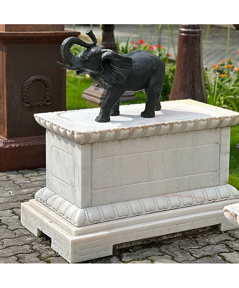 imagem do produto Escultura de Bronze Elefante 45x62 - EBZ557
