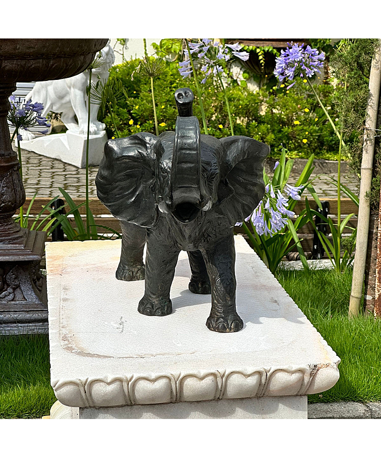 imagem do produto Escultura de Bronze Elefante 45x62 - EBZ557